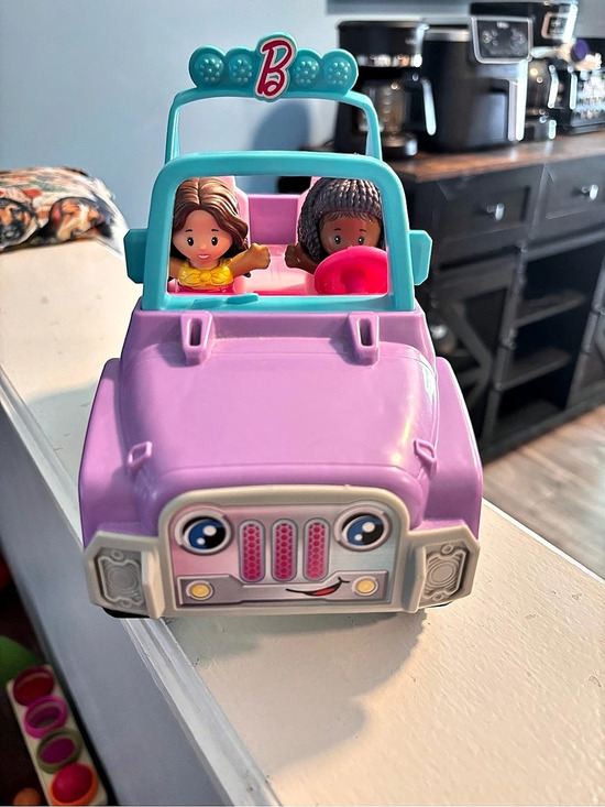 Little People Other - Little People Pink & Purple Toy Vehicle with Figures